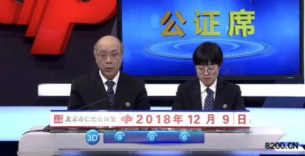 第2018336期福彩3D开奖现场截图图片