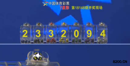 第2018148期七星彩开奖现场截图图片