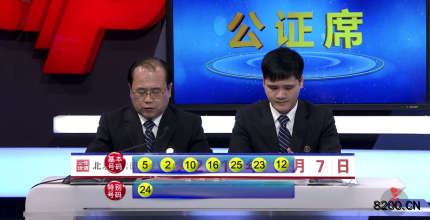 第2019003期七乐彩开奖现场截图图片