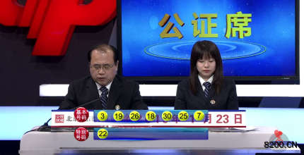 第2019010期七乐彩开奖现场截图图片