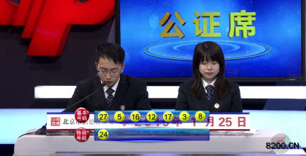 第2019011期七乐彩开奖现场截图图片