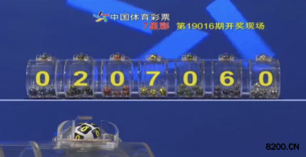 第2019016期七星彩开奖现场截图图片