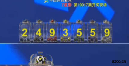 第2019017期七星彩开奖现场截图图片