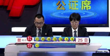 第2019021期七乐彩开奖现场截图图片