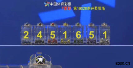 第2019028期七星彩开奖现场截图图片