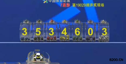 第2019029期七星彩开奖现场截图图片