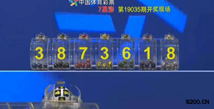 第2019035期七星彩开奖现场截图图片