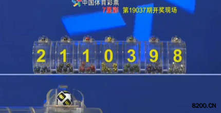 第2019037期七星彩开奖现场截图图片