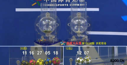 第2019038期大乐透开奖现场截图图片