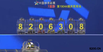 第2019044期七星彩开奖现场截图图片