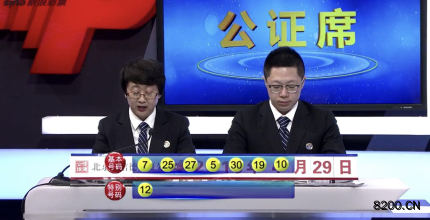 第2019048期七乐彩开奖现场截图图片