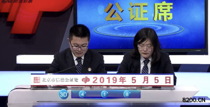 第2019118期福彩3D开奖现场截图图片