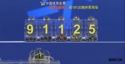 第2019120期排列3开奖现场截图图片