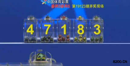 第2019123期排列3开奖现场截图图片