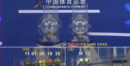 第2019053期大乐透开奖现场截图图片