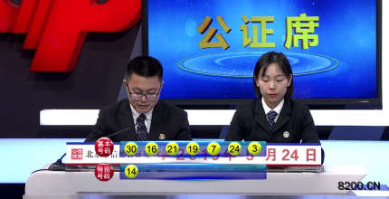 第2019059期七乐彩开奖现场截图图片