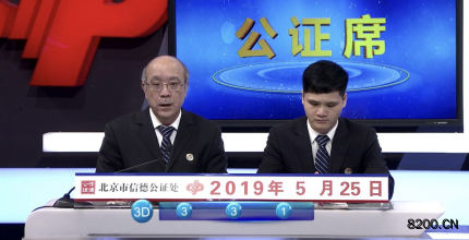 第2019138期福彩3D开奖现场截图图片
