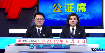 第2019147期福彩3D开奖现场截图图片