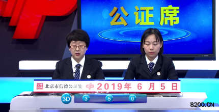 第2019149期福彩3D开奖现场截图图片