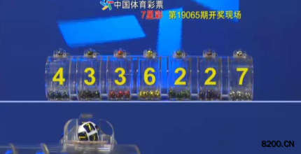 第2019065期七星彩开奖现场截图图片
