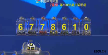 第2019066期七星彩开奖现场截图图片