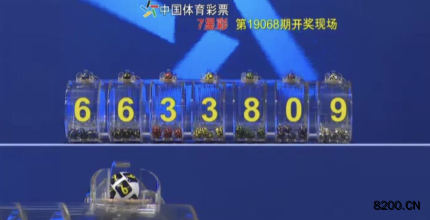 第2019068期七星彩开奖现场截图图片