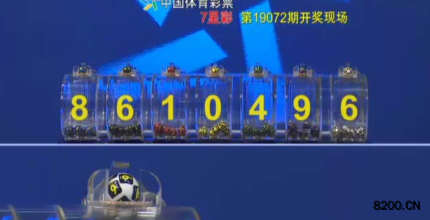 第2019072期七星彩开奖现场截图图片