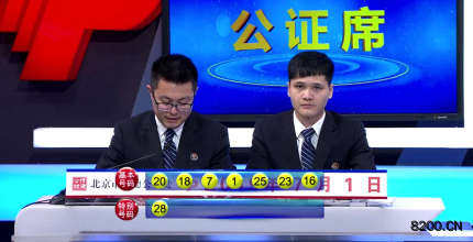 第2019075期七乐彩开奖现场截图图片