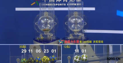 第2019076期大乐透开奖现场截图图片