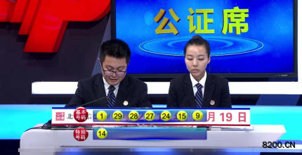 第2019083期七乐彩开奖现场截图图片