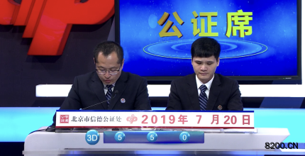 第2019194期福彩3D开奖现场截图图片