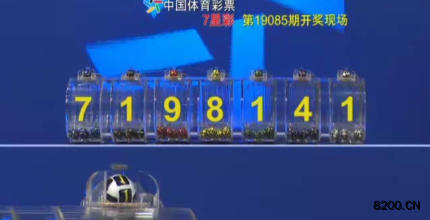 第2019085期七星彩开奖现场截图图片