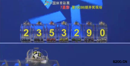 第2019086期七星彩开奖现场截图图片