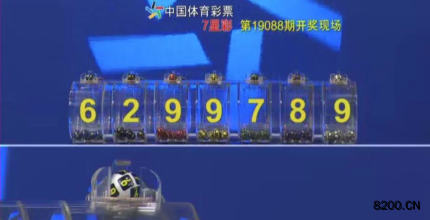 第2019088期七星彩开奖现场截图图片