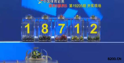 第2019205期排列3开奖现场截图图片