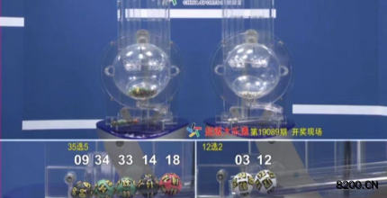 第2019089期大乐透开奖现场截图图片