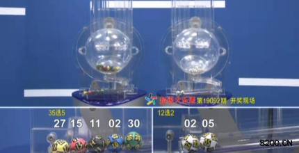 第2019092期大乐透开奖现场截图图片
