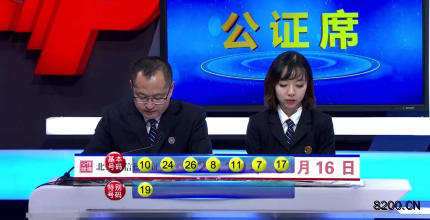 第2019095期七乐彩开奖现场截图图片