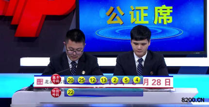 第2019100期七乐彩开奖现场截图图片