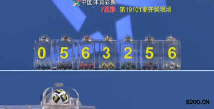 第2019101期七星彩开奖现场截图图片