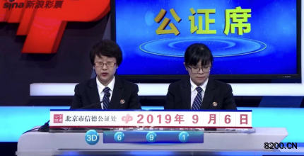 第2019242期福彩3D开奖现场截图图片