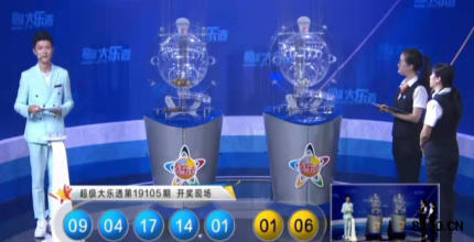 第2019105期大乐透开奖现场截图图片