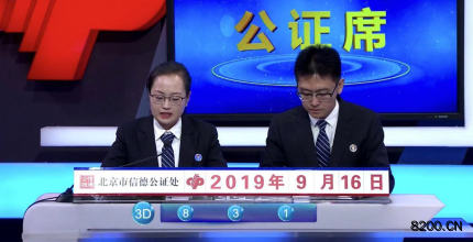 第2019252期福彩3D开奖现场截图图片