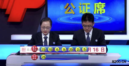 第2019108期七乐彩开奖现场截图图片