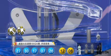 第2019124期大乐透开奖现场截图图片
