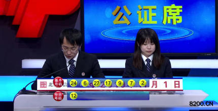 第2019125期七乐彩开奖现场截图图片