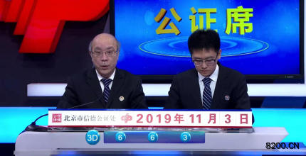 第2019293期福彩3D开奖现场截图图片
