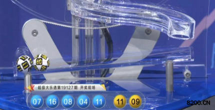 第2019127期大乐透开奖现场截图图片