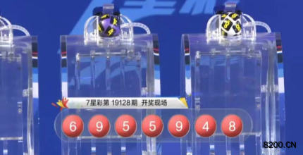 第2019128期七星彩开奖现场截图图片