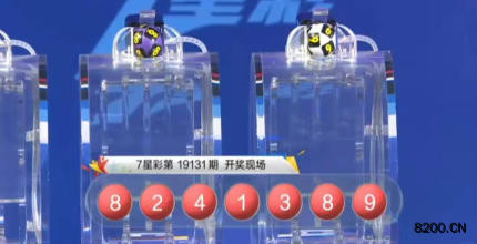 第2019131期七星彩开奖现场截图图片